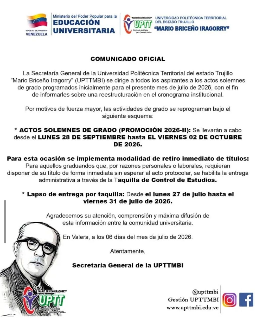 Consejo Universitario UPTTMBI
